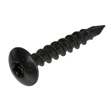 Tuinbeslagschroeven zwart 6.0x40mm 30st.