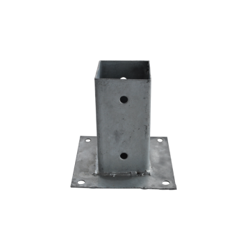 Vloerpaalhouder verzinkt 70x70mm