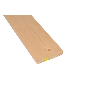 Vuren plank geschaafd 22x200x4800 rechte hoek
