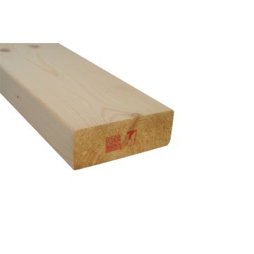 Vuren balk geschaafd 4 zijdig 63x160x4200 