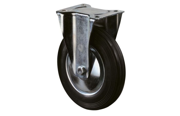 Bokwiel 100 mm Rubber