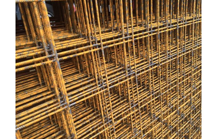Bouwstaal betonnetten bouwstaalmatten beton 300x200cm 8mm 15x15cm maas