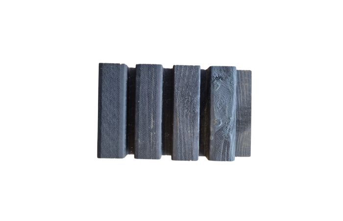 Deens rabat rhombusprofiel zwart gespoten 26x95x3900 mm