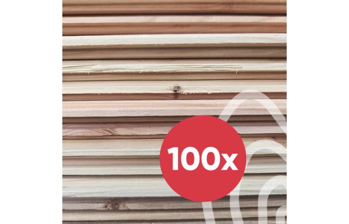 pakket Douglas/lariks vellingdelen 100 stuks