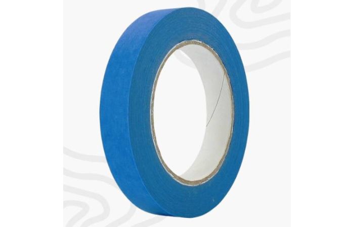 Maskingtape/afplaktape UV 38mm x 50m blauw bij houtenbouwmaterialen.nl
