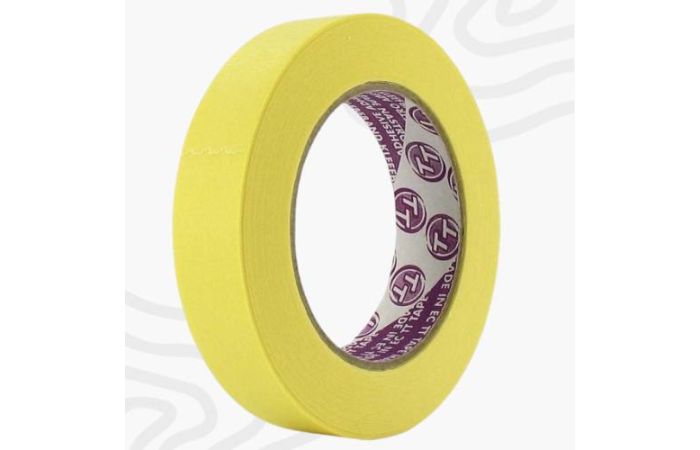 Maskingtape/afplaktape SP 50mm x 50m licht geel bij houtenbouwmaterialen.nl