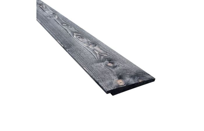 Douglas/Lariks Zweeds rabat zwart 10/24x195x3000mm