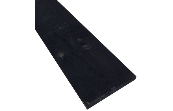 Steigerplank zwart 30x195x3000 mm geïmpregneerd