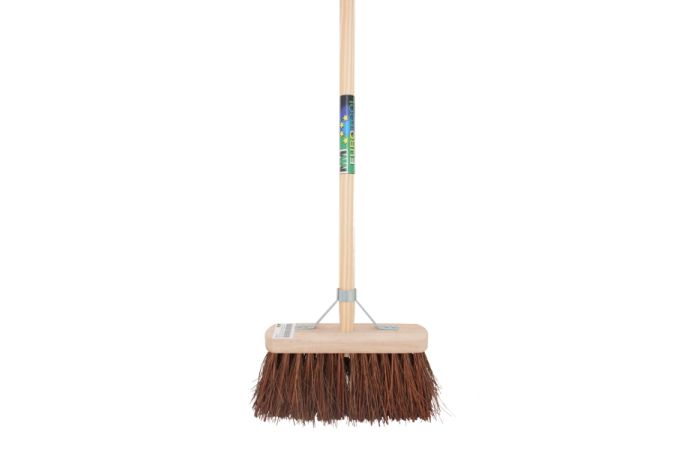 Straatbezem bassine/stalks 29cm met steel 150cm