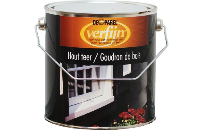 Verfijn zwarte teer 0,75 liter