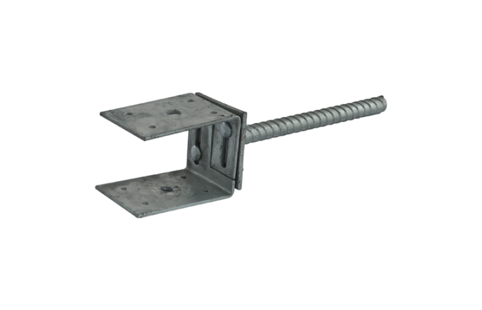 Verstelbare pergoladrager verzinkt 80 - 140 mm