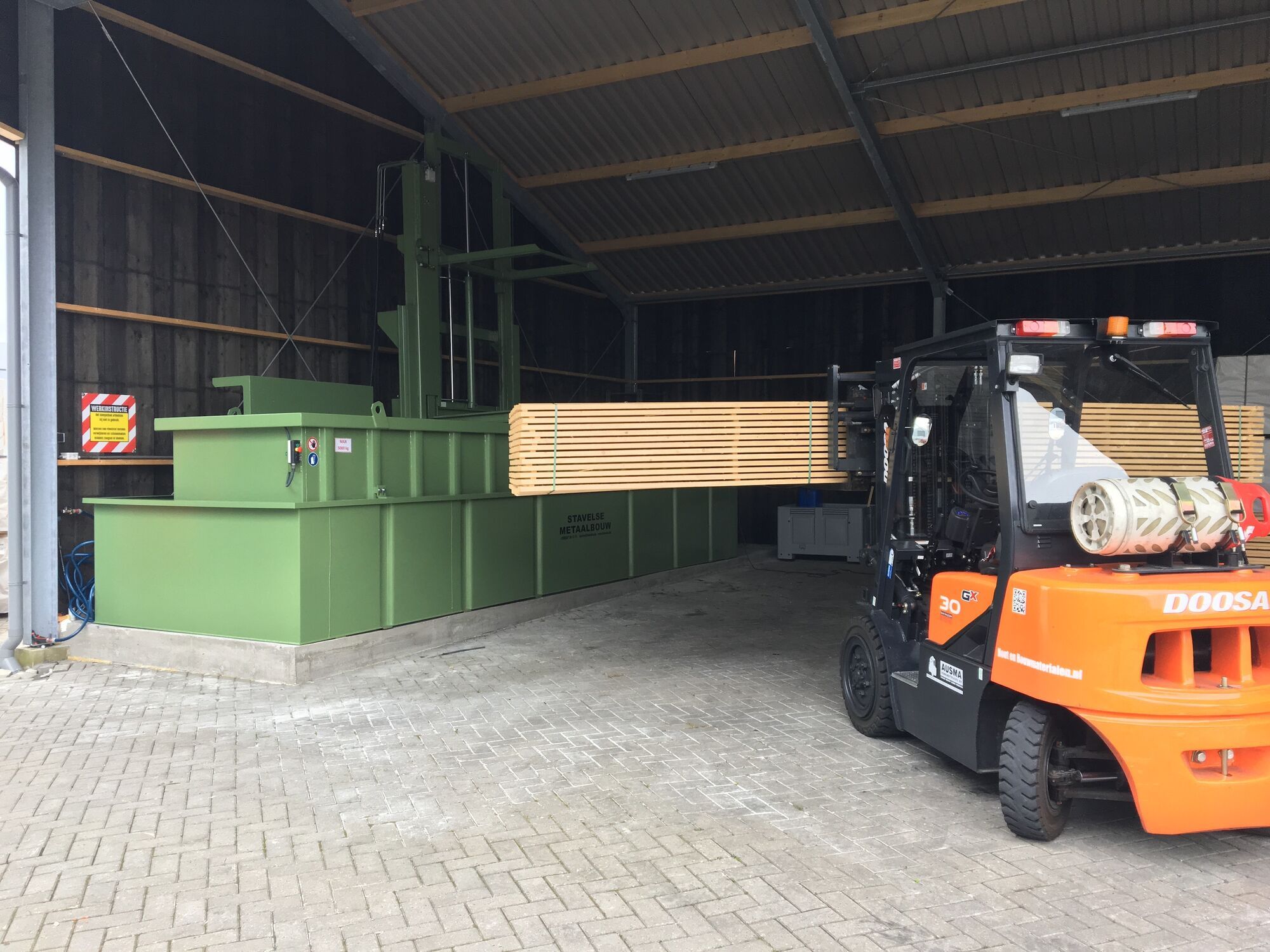 Impregneerinstallaties voor Old Look en zwart hout.