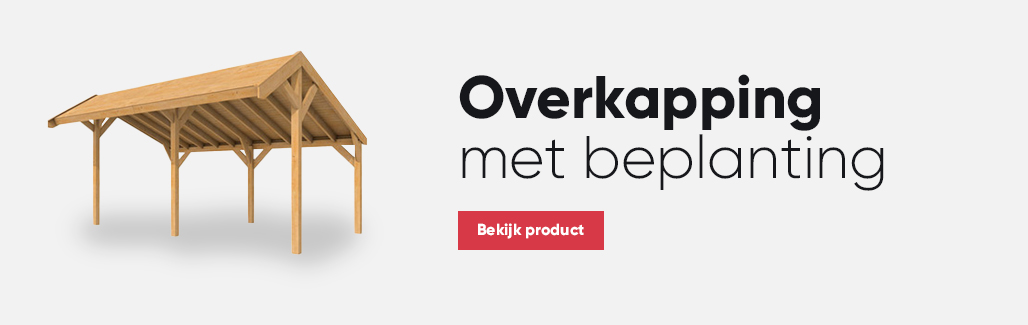 overkapping met beplanting
