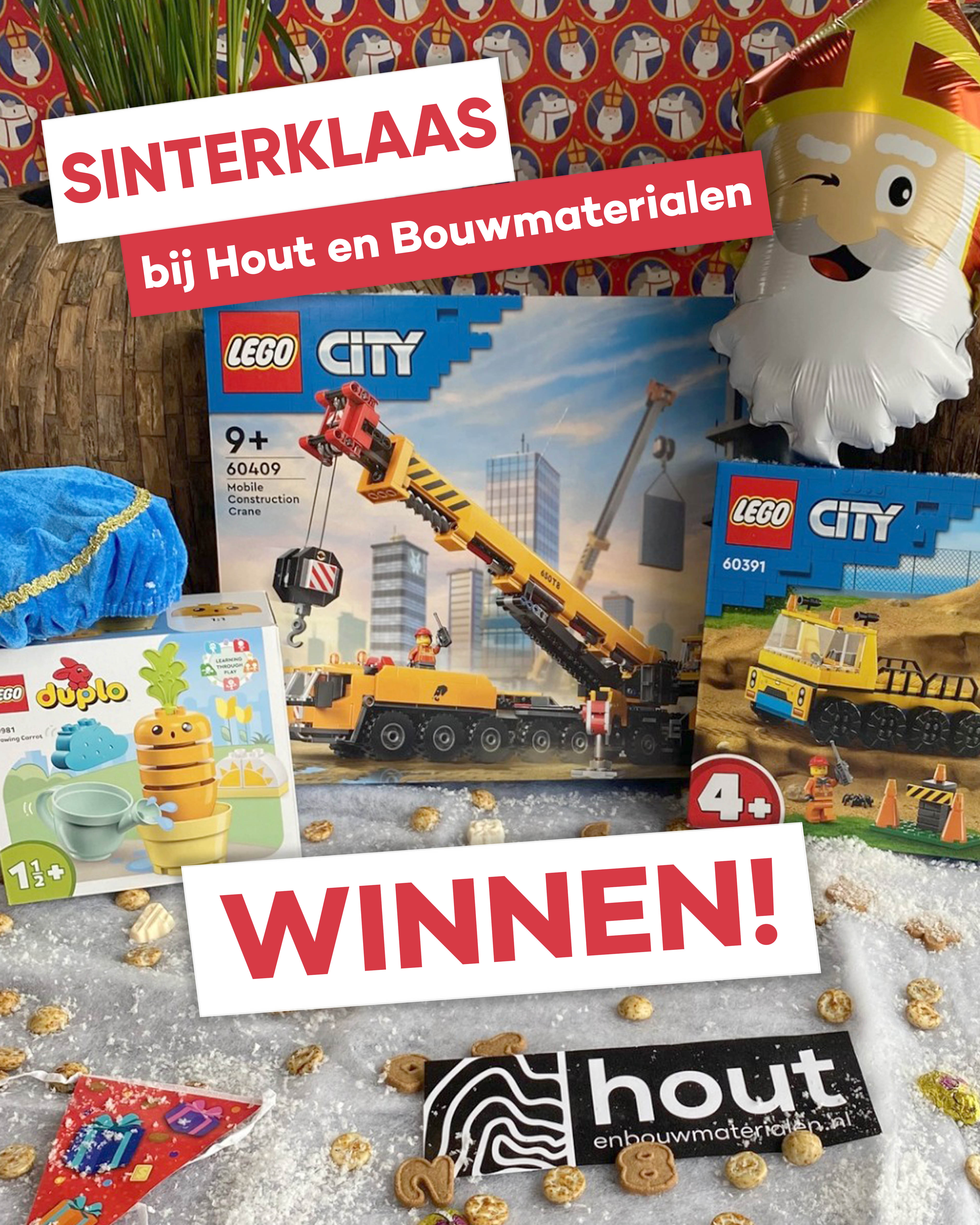 Doe mee aan de Sinterklaas-actie op Facebook en win LEGO-sets