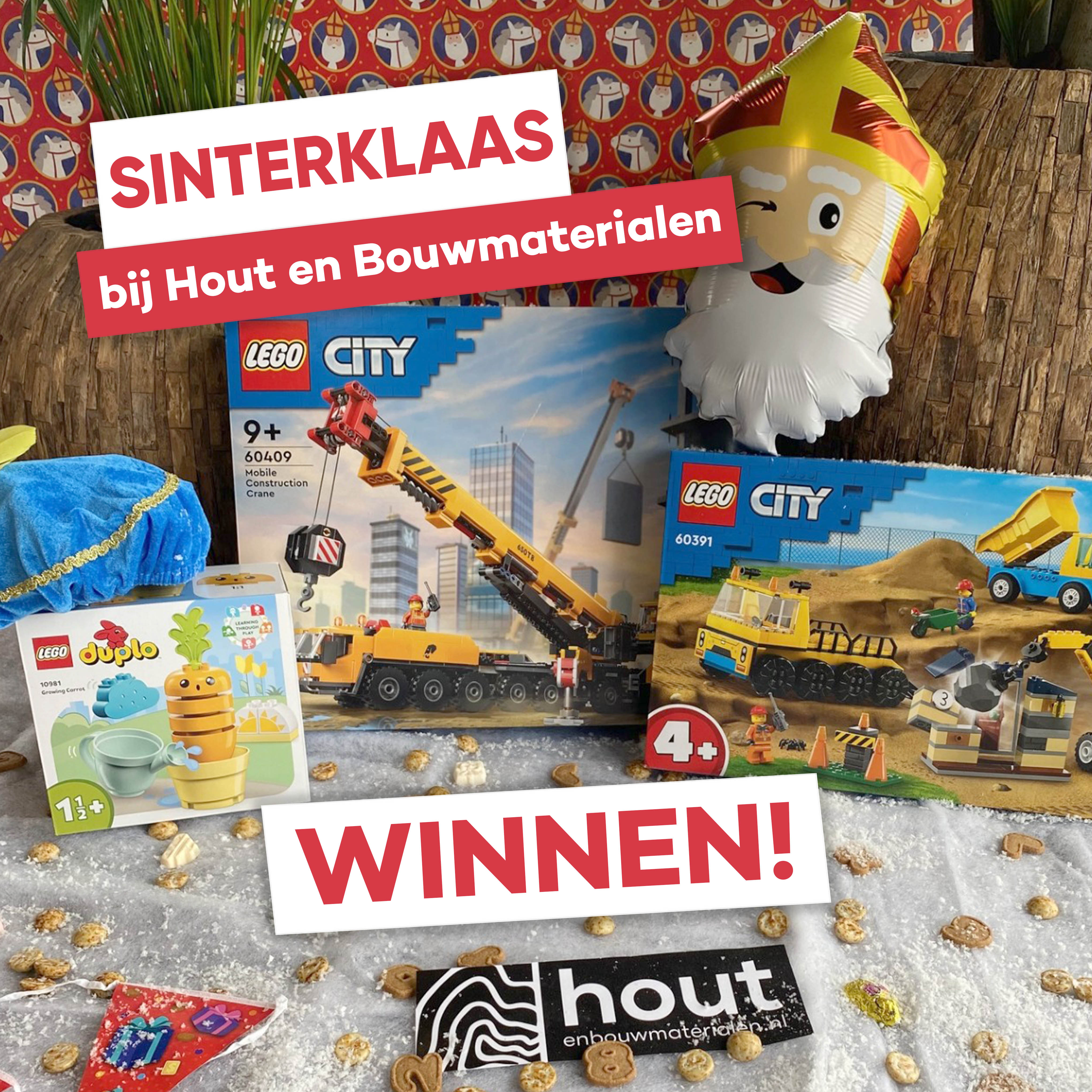 Doe mee aan de Sinterklaas-actie op Facebook en win LEGO-sets